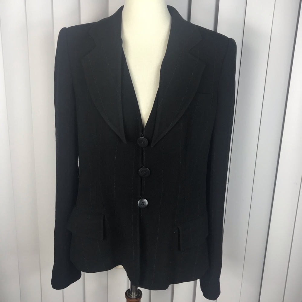 Giorgio Armani Black Italian Blazer